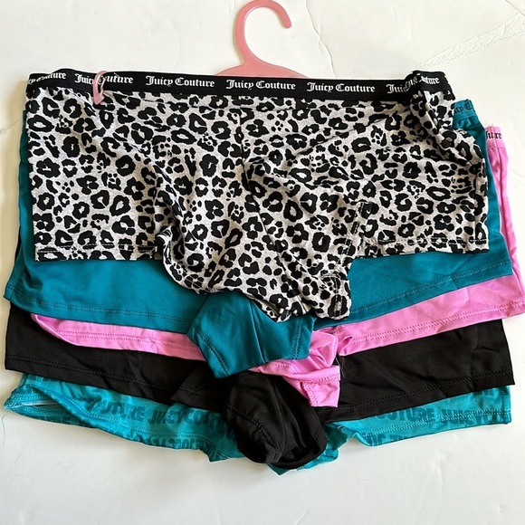 Juicy Couture Size 1X Women’s Logo 5 Packs Cute & Curve Underwear - Picture 3 of 6